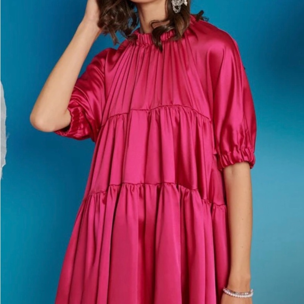 NWT Sister Jane Stella Bow Smock Dress Size M+ - Picture 3 of 7
